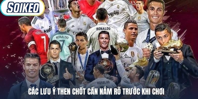 Các lưu ý then chốt cần nắm rõ trước khi chơi