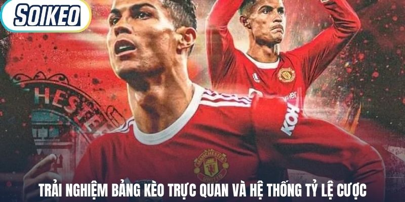 Trải nghiệm bảng kèo trực quan và hệ thống tỷ lệ cược